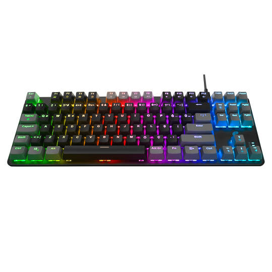 Acer eMachines EAK87 SiyahGri USB RGB Backlight RED SWITCH Mekanik Q 87 Tuşlu TKL Gaming Klavye - 3