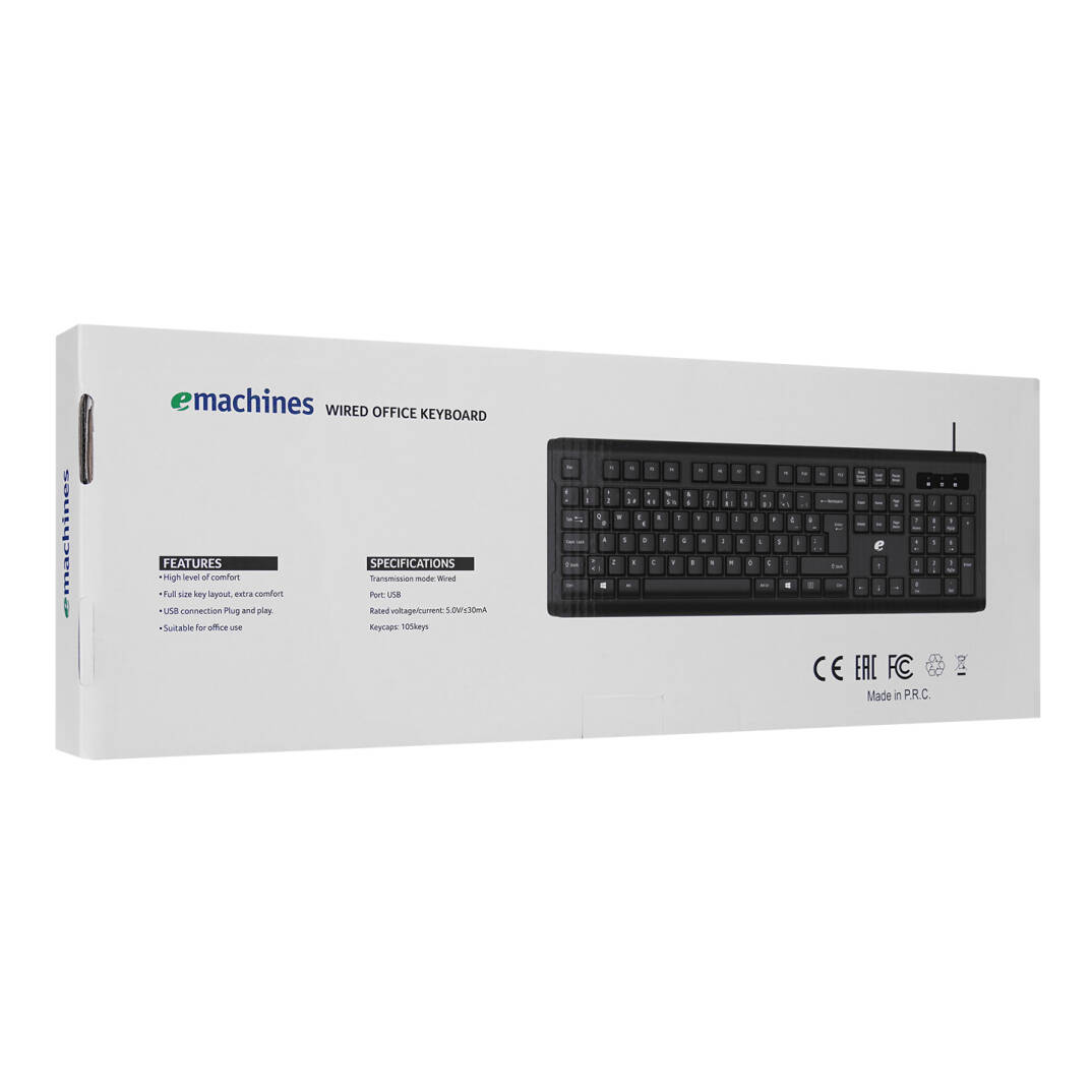 Acer eMachines EAK9821 Siyah USB Q Standart Klavye - 7