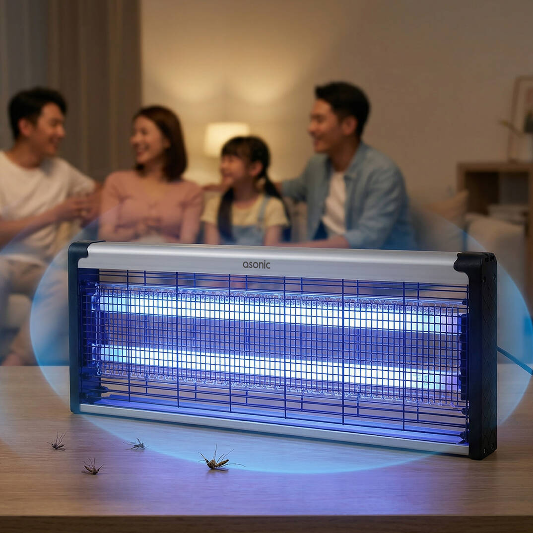 Asonic S28 Çift Cam LED Zincir Askısılı Sanayı Tipi Sinek Öldürücü XXXL Boy 40W+ 2000V Asonic - 6