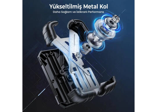 Bix BPH02 360° Derece Ayarlanabilen Gidon Bağlantılı Bisiklet Motosiklet için ABS 4-7.8¨ inç Telefon Tutucu - 4