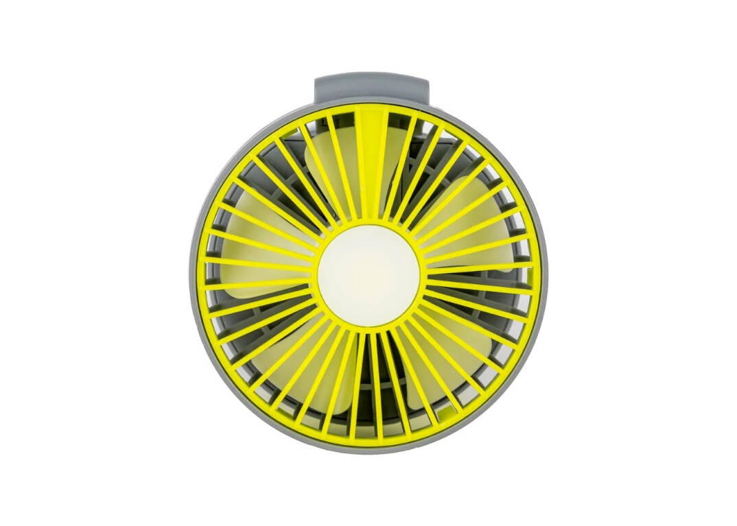 Bix KL-02 Fanlı Sivrisinek Kovucu Kamp Lambası IPX4 Su Korumalı UV Fener - Sarı - 3