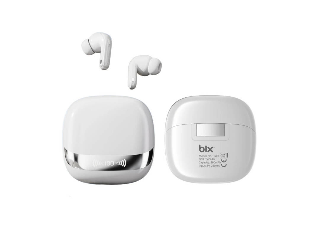 Bix TWX Soundcraft ANC ENC Bluetooth 5.4 TWS Kablosuz Kulak içi Kulaklık Beyaz - 2
