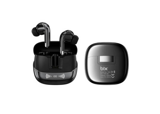 Bix TWX Soundcraft ANC ENC Bluetooth 5.4 TWS Kablosuz Kulaklık Siyah