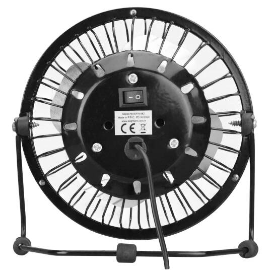 Everest EFN-482 Masaüstü Metal Siyah Usb Fan - 5