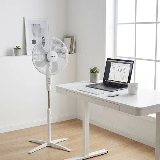 Everest FAN10 Valora Air BeyazGri 16 Maks 45W 3 Kademe 1200RPM Yıldız Ayak 5 Bıçaklı Vantilatör Pervanesi Everest - 6