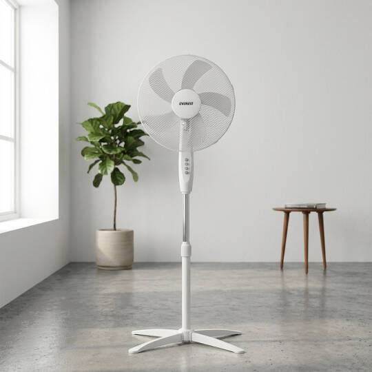 Everest FAN10 Valora Air BeyazGri 16 Maks 45W 3 Kademe 1200RPM Yıldız Ayak 5 Bıçaklı Vantilatör Pervanesi Everest - 10