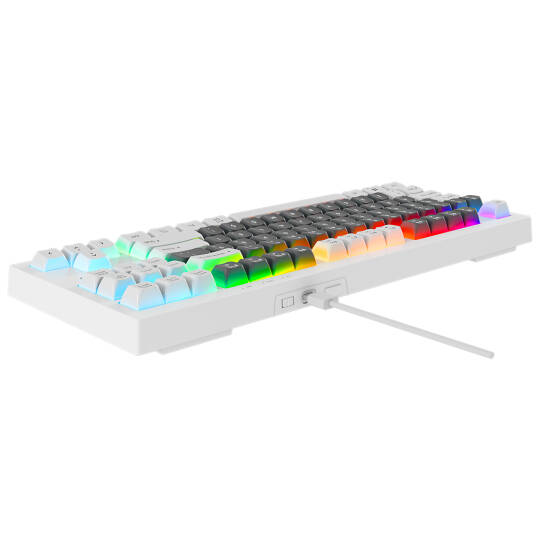 Everest KB-98 SILENT TKL Gri MaviBeyaz Rainbow Q Membrane Klavye - 5