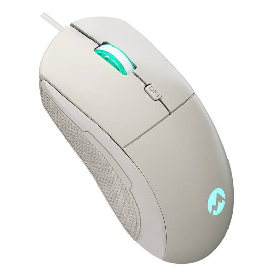 Everest KM-77 Runa GriKremKahve Usb Rainbow Aydınlatmalı Sessiz Q Klavye + Mouse Set - 8