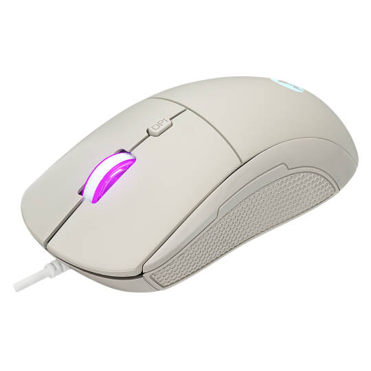 Everest KM-77 Runa GriKremKahve Usb Rainbow Aydınlatmalı Sessiz Q Klavye + Mouse Set - 9