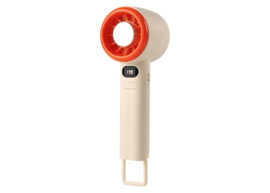 Feny FN-F40 Beyaz Minifan Ultra Sessiz LED Göstergeli Şarjlı Turbo Mini El Fanı - 3