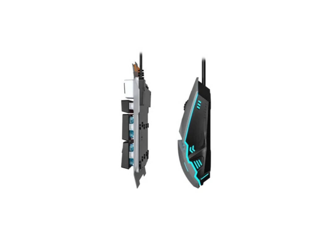 Lecoo CM107 USB Kablolu Rainbow Aydınlatmalı Türkçe Q Oyuncu Klavye   Mouse Seti Siyah - 4