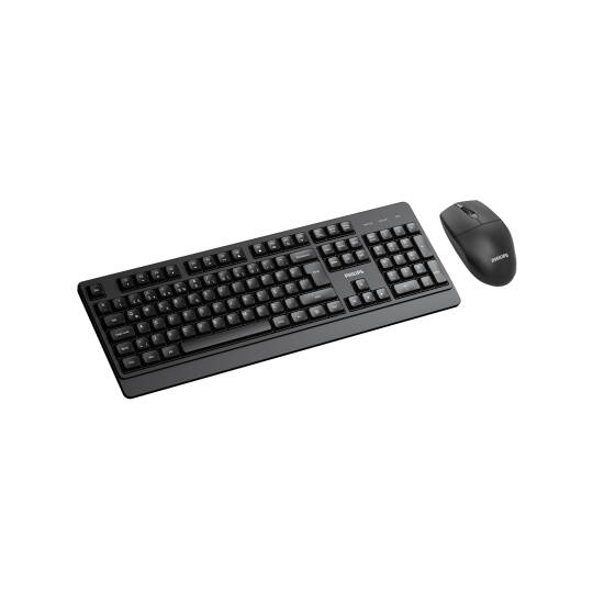 Philips SPT6347 Kablosuz Türkçe Q Klavye ve Mouse Seti Siyah - 3