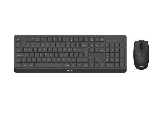 Philips SPT6368B Kablosuz Türkçe Q Klavye   Mouse Set Siyah