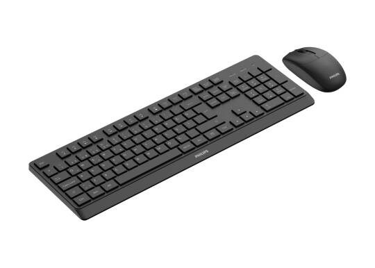 Philips SPT6368B Kablosuz Türkçe Q Klavye   Mouse Set Siyah - 2