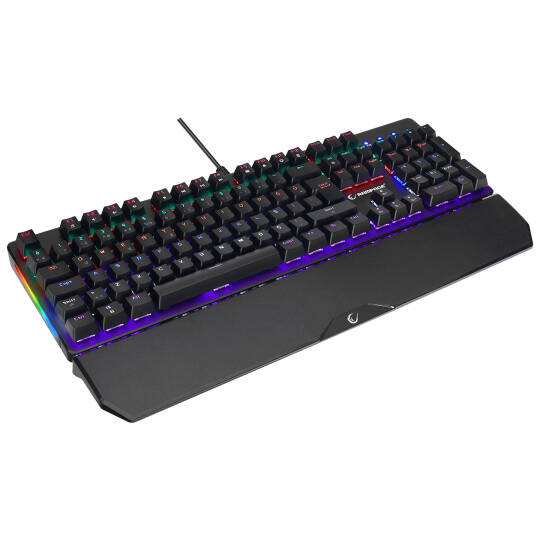 Rampage KB-R86 UMBRA Siyah USB Rainbow Aydınlatmalı Blue Switch Mekanik Gaming Oyuncu Klavye - 4