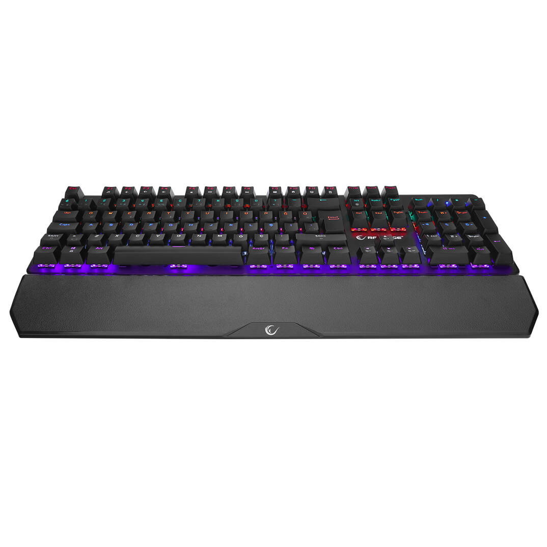 Rampage KB-R86 UMBRA Siyah USB Rainbow Aydınlatmalı Red Switch Mekanik Gaming Oyuncu Klavye - 2