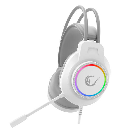 Rampage RM-K55 Kipchak Beyaz RGB Led 7.1 Gaming Mikrofonlu Oyuncu Kulaklığı Rampage