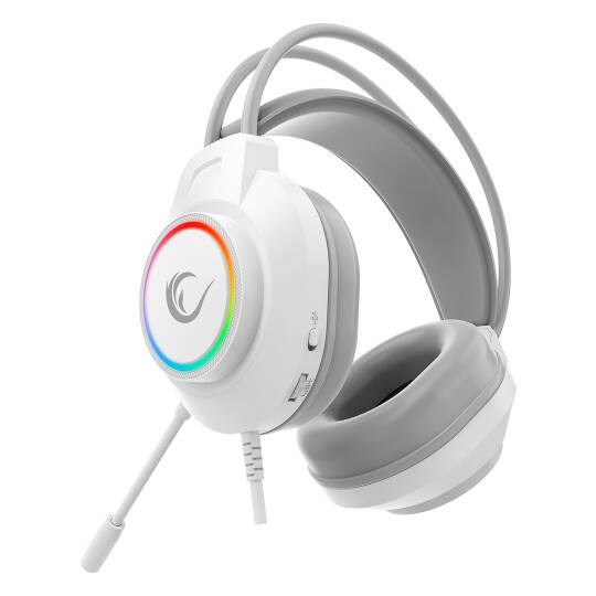Rampage RM-K55 Kipchak Beyaz RGB Led 7.1 Gaming Mikrofonlu Oyuncu Kulaklığı Rampage - 3