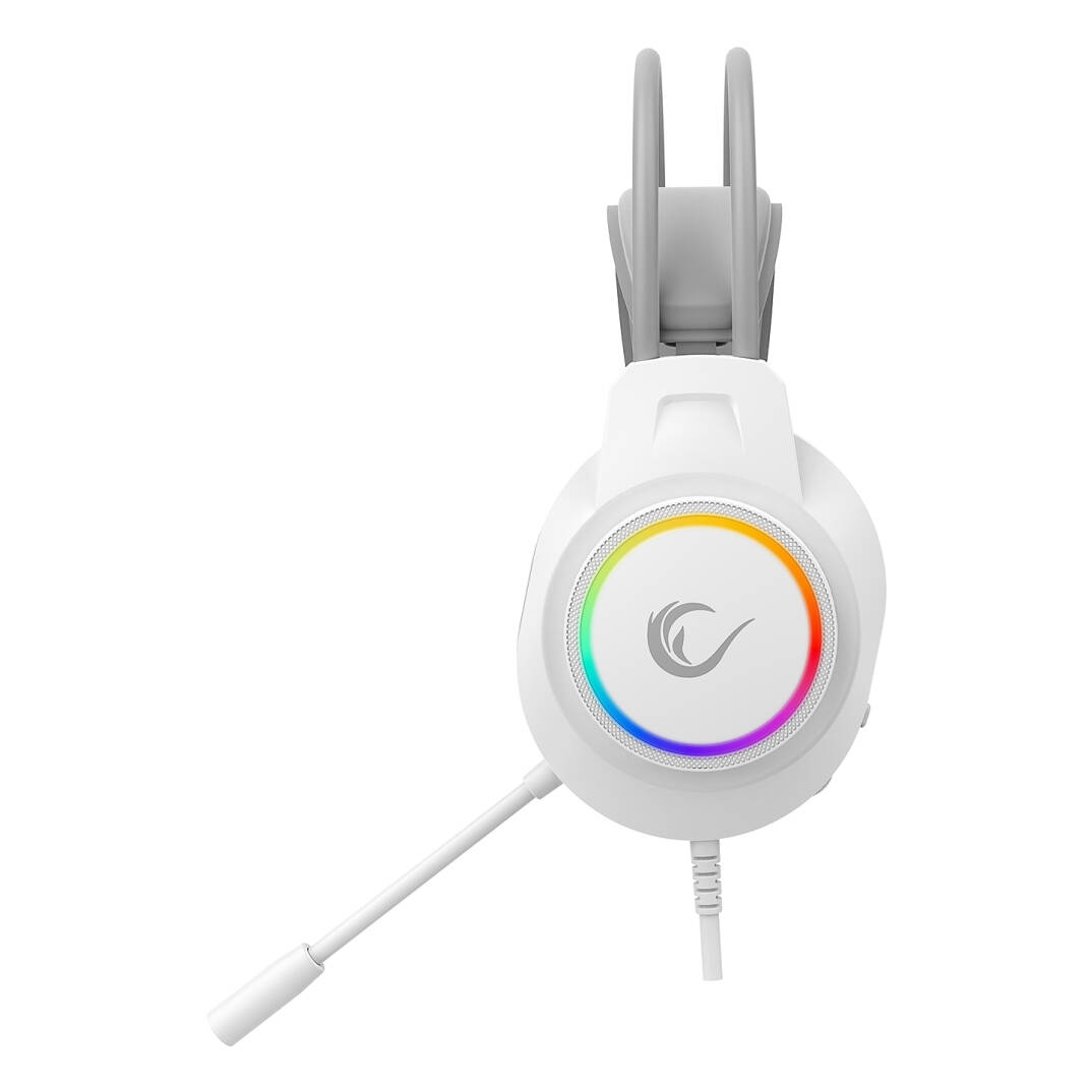 Rampage RM-K55 Kipchak Beyaz RGB Led 7.1 Gaming Mikrofonlu Oyuncu Kulaklığı Rampage - 4