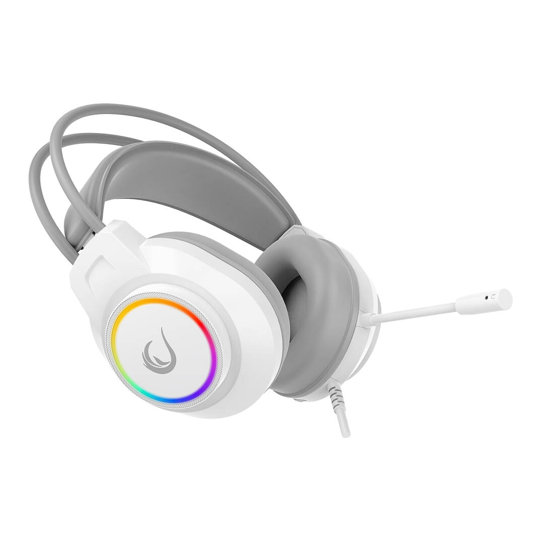 Rampage RM-K55 Kipchak Beyaz RGB Led 7.1 Gaming Mikrofonlu Oyuncu Kulaklığı Rampage - 5