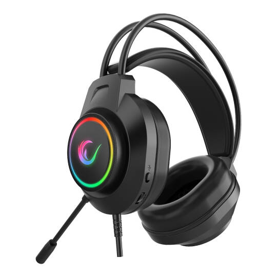 Rampage RM-K55 Kipchak Siyah RGB Led 7.1 Gaming Mikrofonlu Oyuncu Kulaklığı Rampage - 3