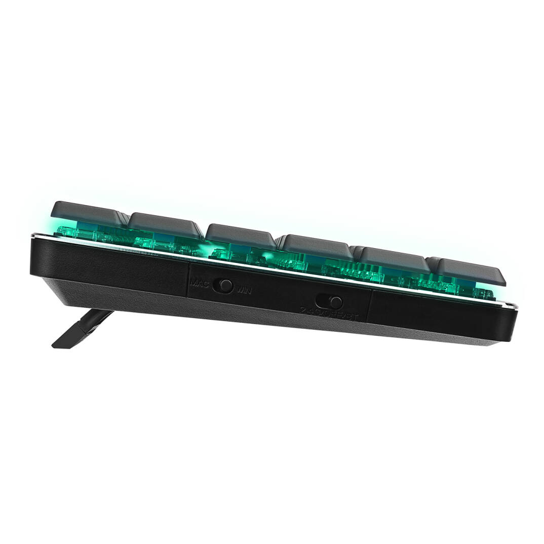 Rampage W-GRANITE SiyahGri Low Profile BLUE SWITCH Mekanik Gaming Oyuncu Klavye Q RGB 2,4 ghz+ BT - 5