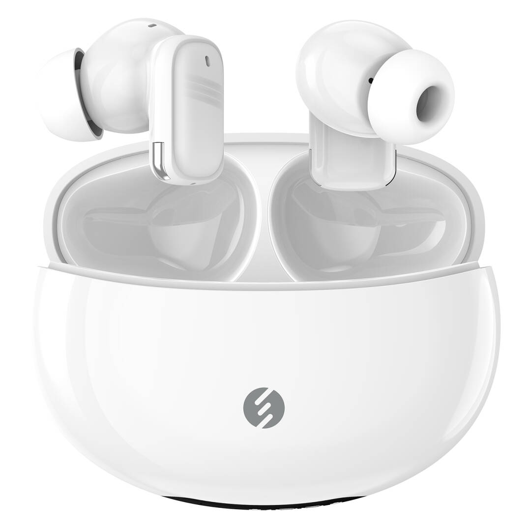S-link Bemy Beyaz 4 Mikrofonlu ENC + ANC Bluetooth V5.3 TWS Gerçek Kablosuz Kulaklık - 2