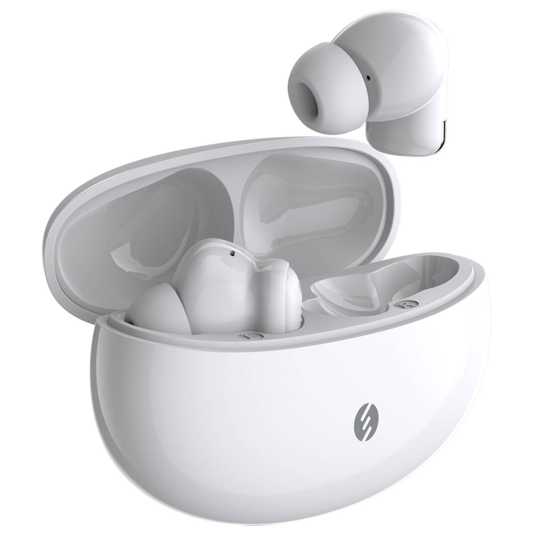 S-link Bemy Beyaz 4 Mikrofonlu ENC + ANC Bluetooth V5.3 TWS Gerçek Kablosuz Kulaklık - 3