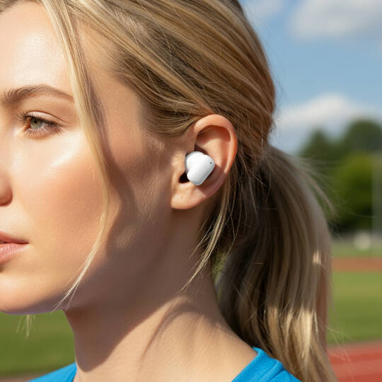 S-link Bemy Beyaz 4 Mikrofonlu ENC + ANC Bluetooth V5.3 TWS Gerçek Kablosuz Kulaklık - 6