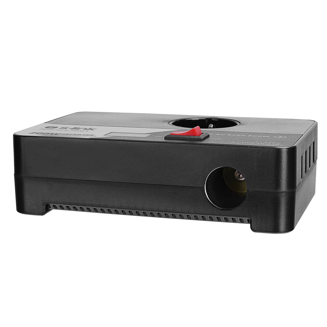S-link SL-200W-12 200W DC12V-AC230 Çakmaktan Power Inverter - 4