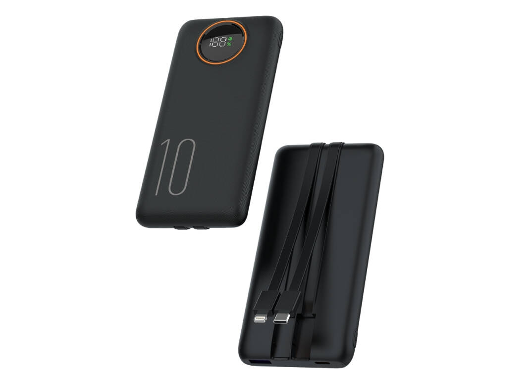 SNAPRON SNP-3012 10.000 MAH LDC EKRAN DAHİLİ KABLOLU 22,5W HIZLI ŞARJ POWERBANK - 1