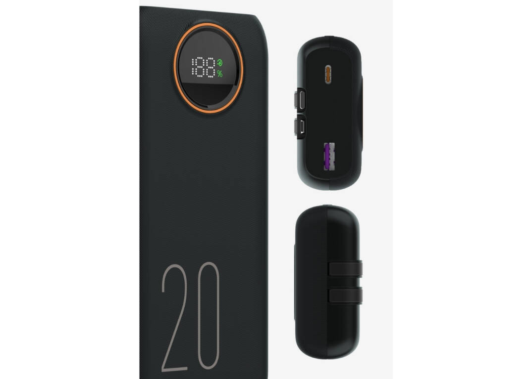 SNAPRON SNP-3013 20.000 MAH LDC EKRAN DAHİLİ KABLOLU 22,5W HIZLI ŞARJ POWERBANK - 3