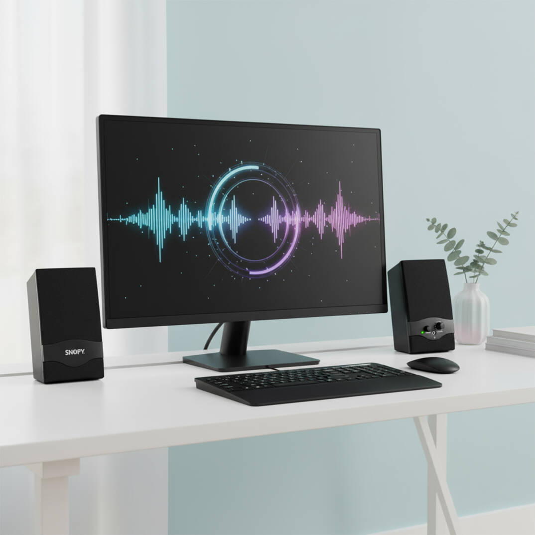 Snopy SN-84 2.0 Siyah USB Speaker - 6
